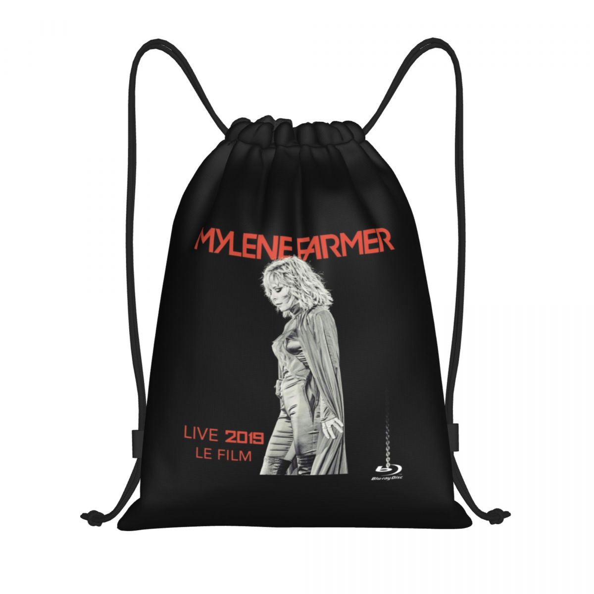 Women Bags Farmers - Plecak ze sznurkiem Mylene Farmer, torba