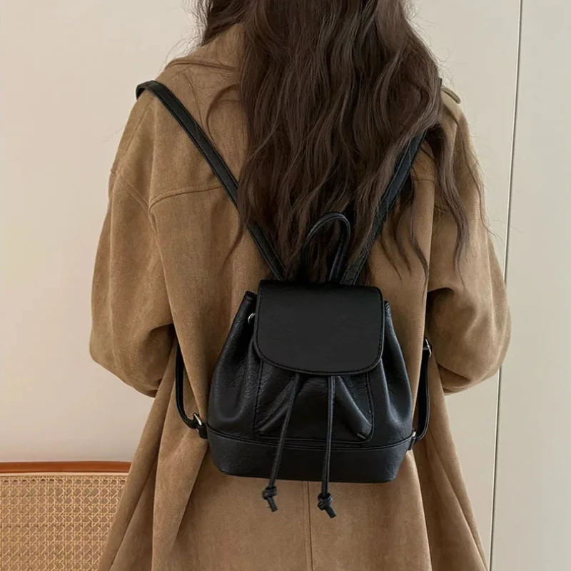 Women Bags College - Małe modne plecaki szkolne dla dziewcząt