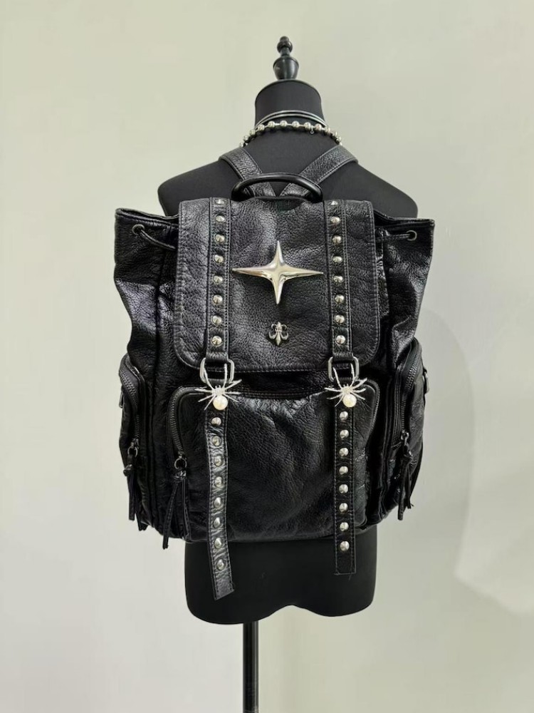 Women Bags College - Gotycka Punkowa Torba na Ramię ze