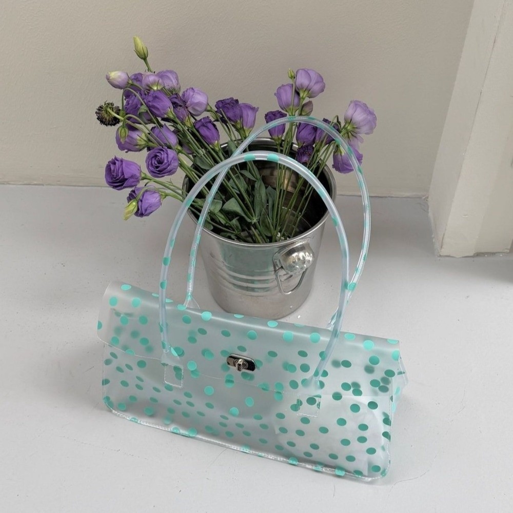 Jelly Bag Clear Pvc - Urocza, słodka, przezroczysta torebka na ramię