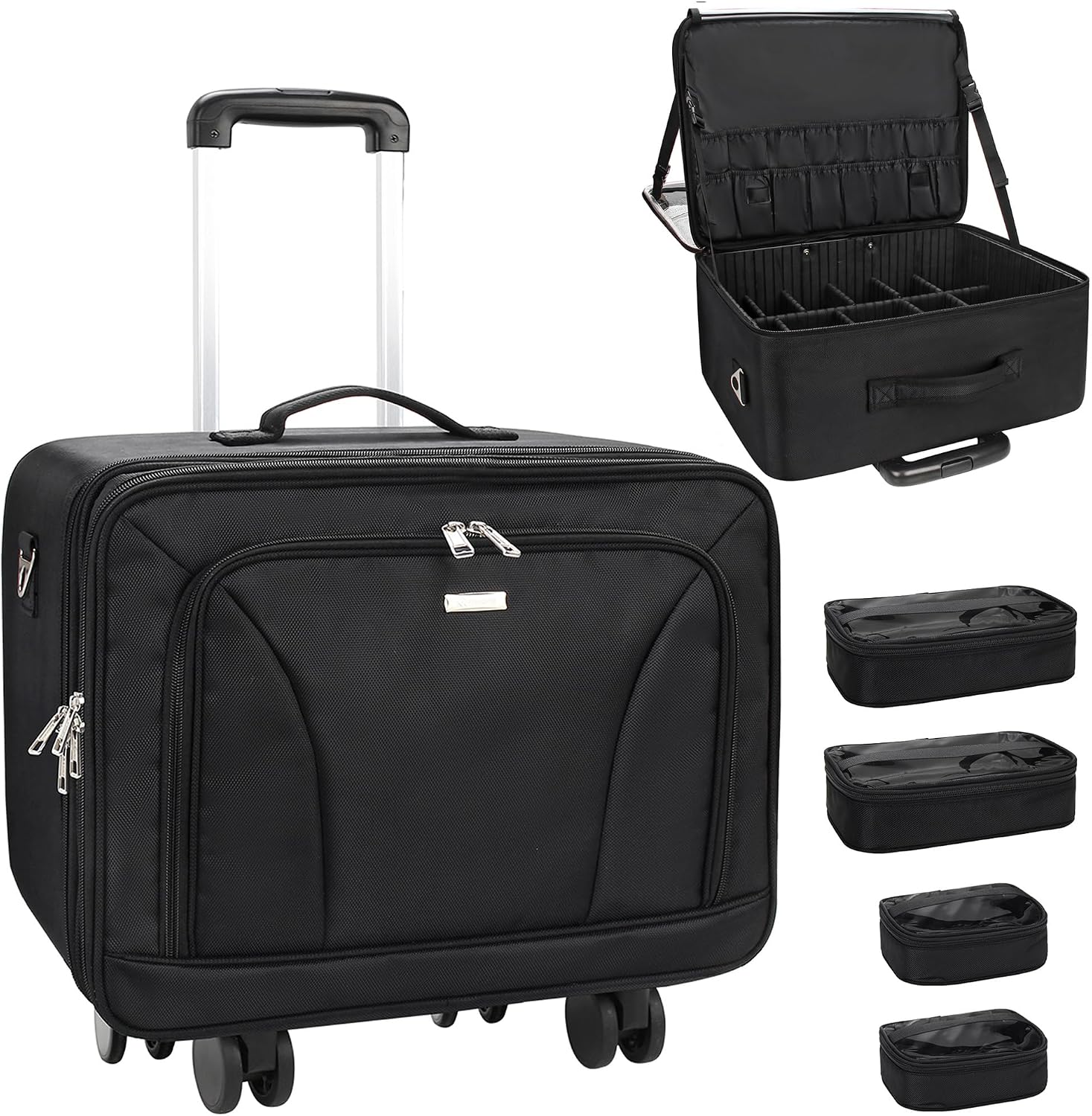Women'S Bags Travel - Bardzo Duży Kosmetyczny Kufer Podróżny na
