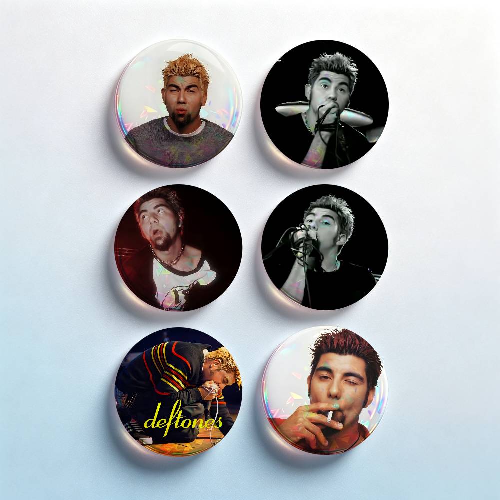 Women Bags Gift - Deftones Chino Moreno 2-częściowy zestaw odznak,