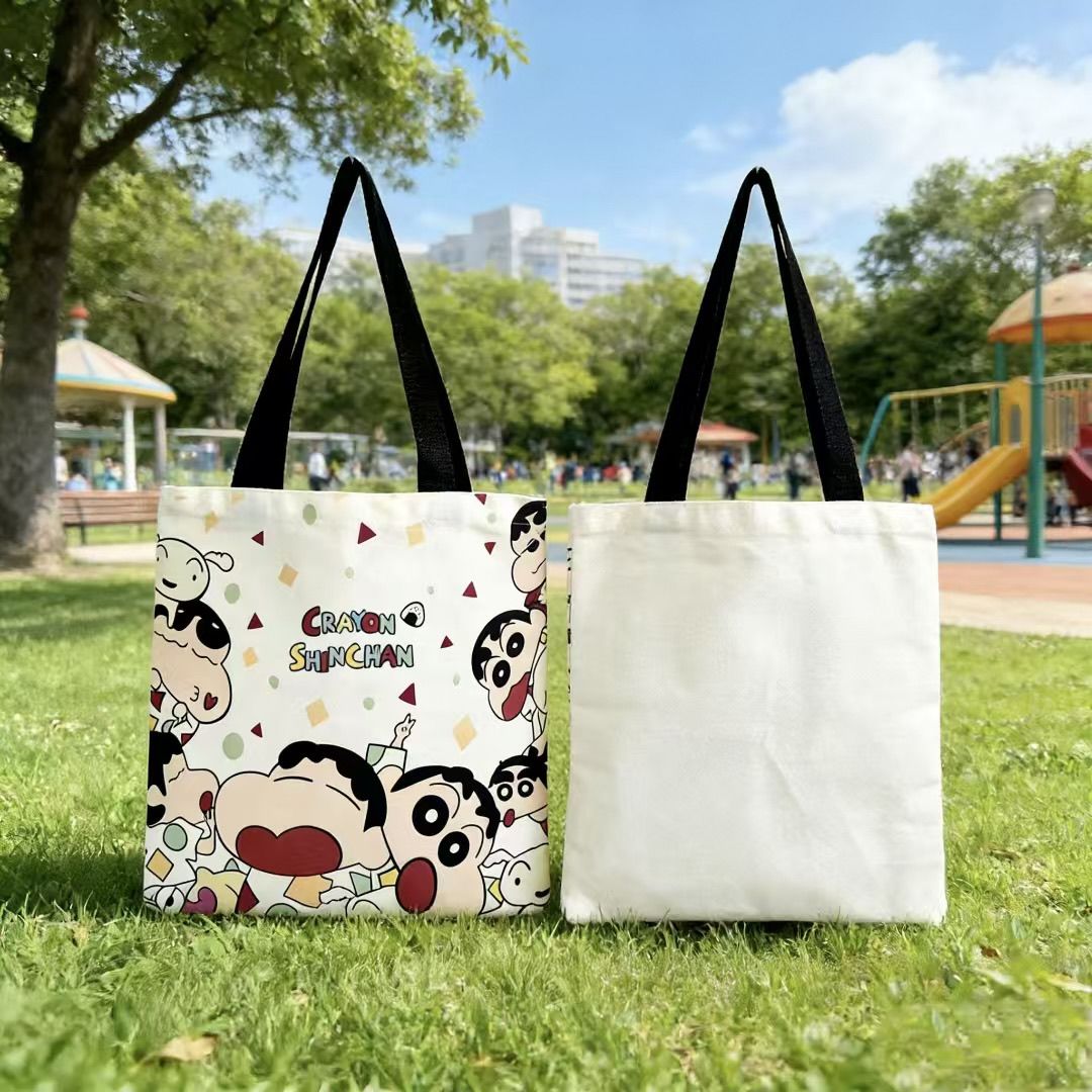 Women Bags College - Torba płócienna Crayon Shin-chan 2026, duża