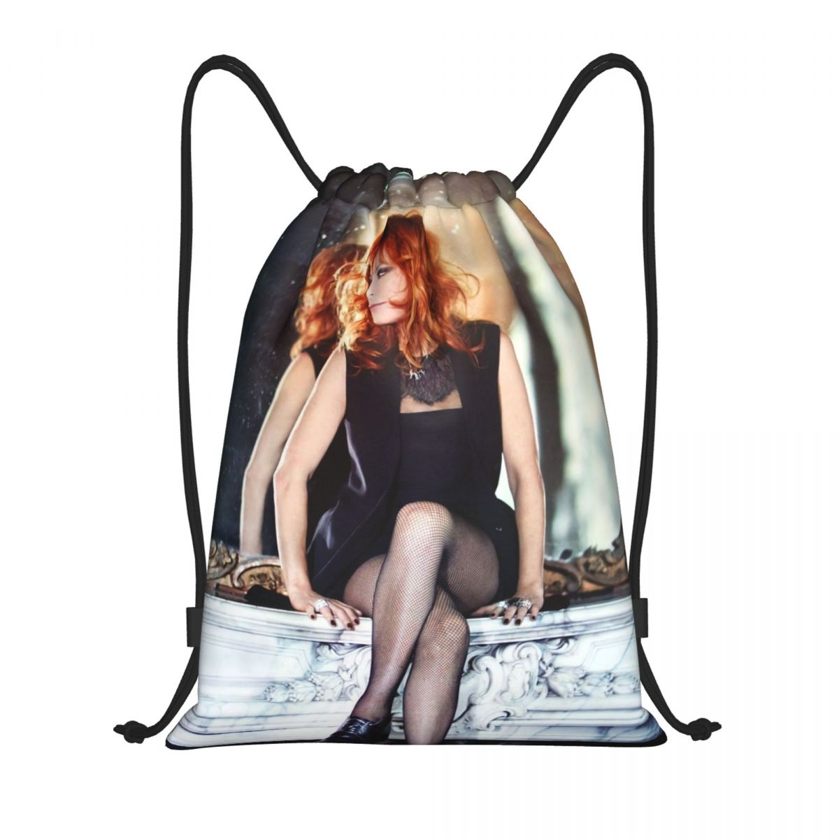 Women Bags Farmers - Piękny plecak ze sznurkiem Mylene Farmer
