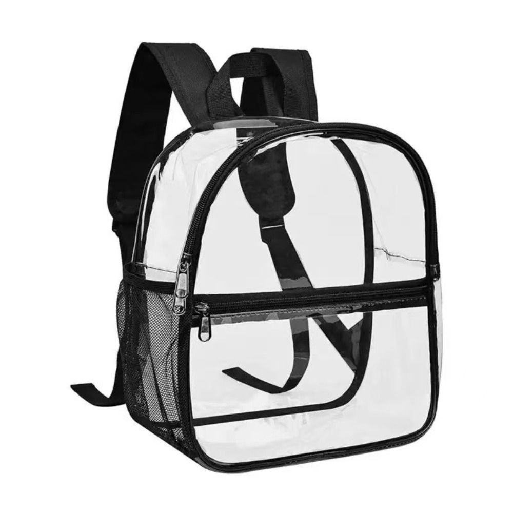 Jelly Bag Clear Pvc - Modny Mały Przezroczysty Plecak z PVC