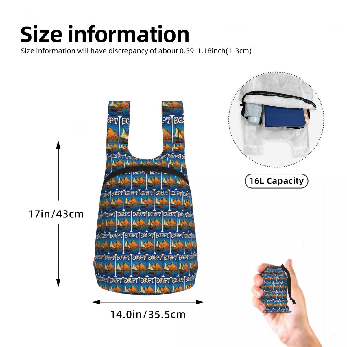 Plecak Retro Piramidy Egiptu,  – Women Bags In Egypt recenzja i cena