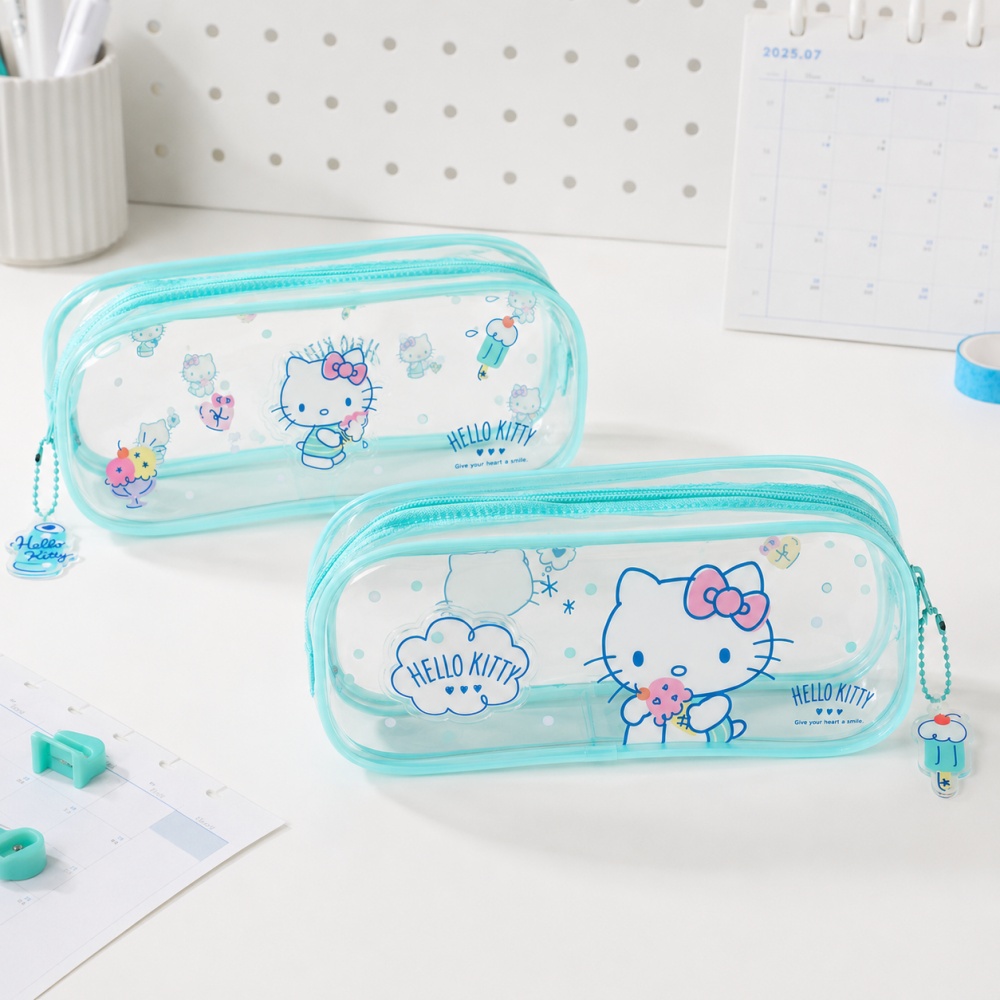 Oryginalny piórnik Hello Kitty – Jelly Bag Clear Pvc recenzja i cena
