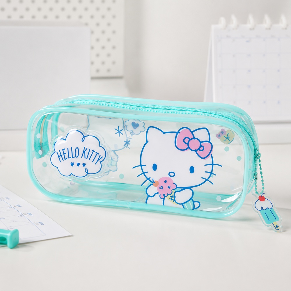 Oryginalny piórnik Hello Kitty – Jelly Bag Clear Pvc recenzja i cena