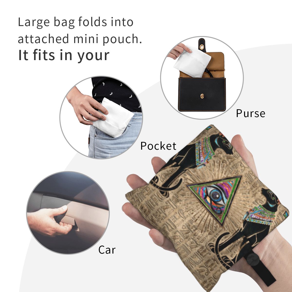Torba na zakupy wielokrotnego  – Women Bags In Egypt recenzja i cena