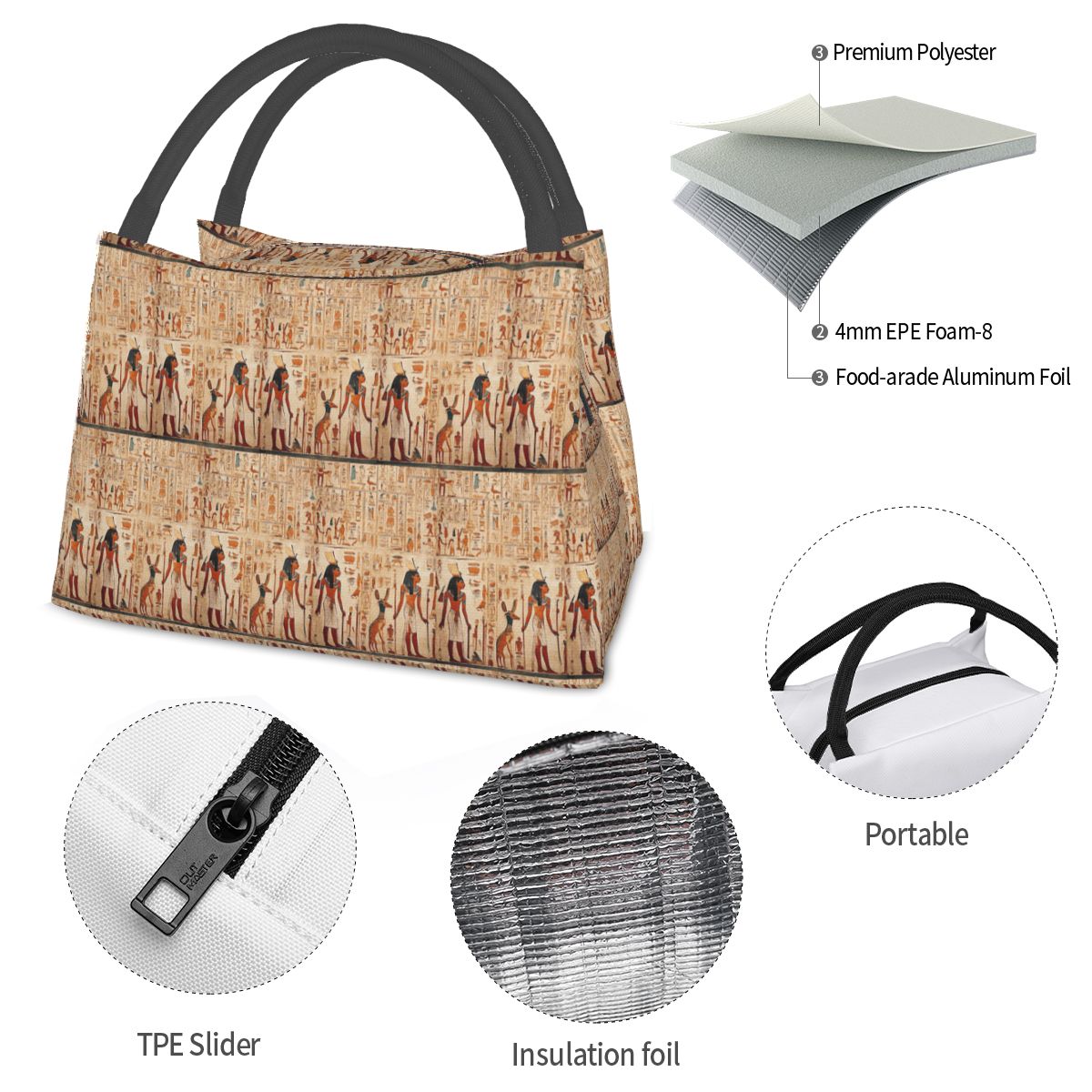 Torba na lunch z motywem staro – Women Bags In Egypt recenzja i cena