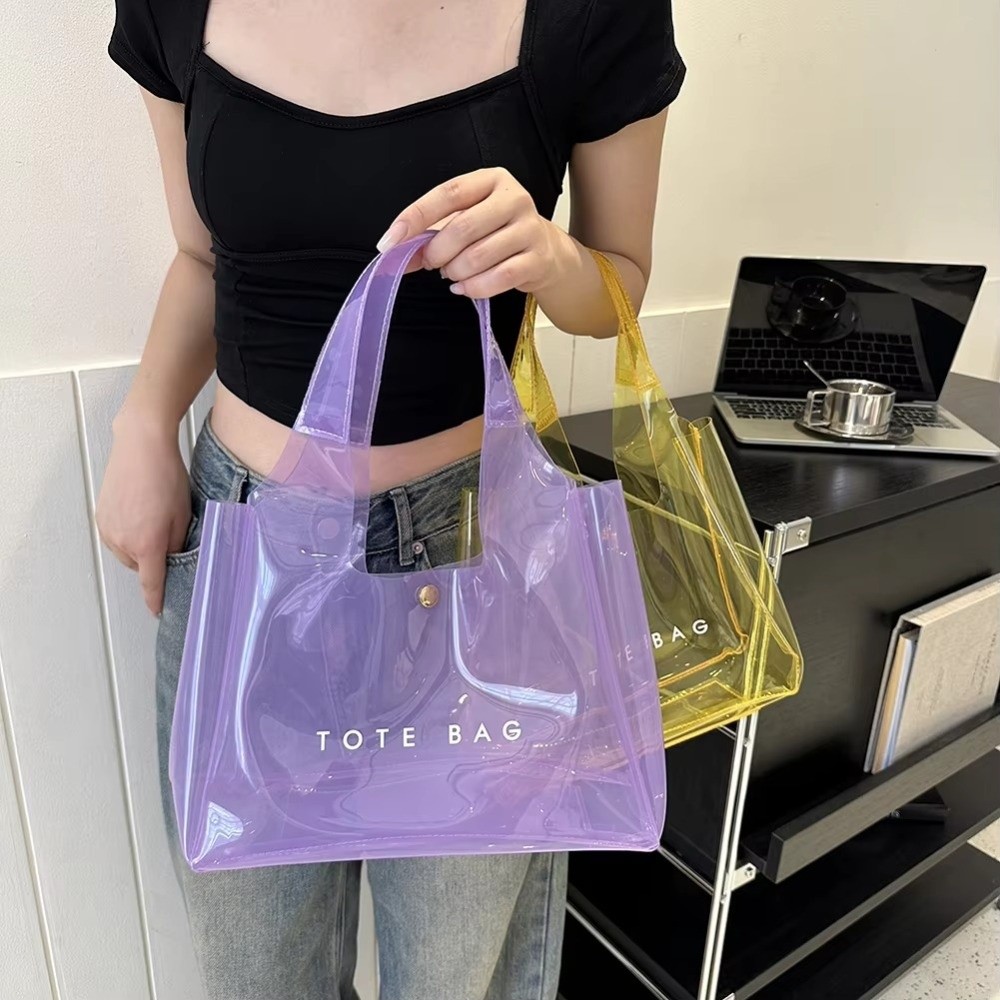 Modna przezroczysta torba na r – Jelly Bag Clear Pvc recenzja i cena