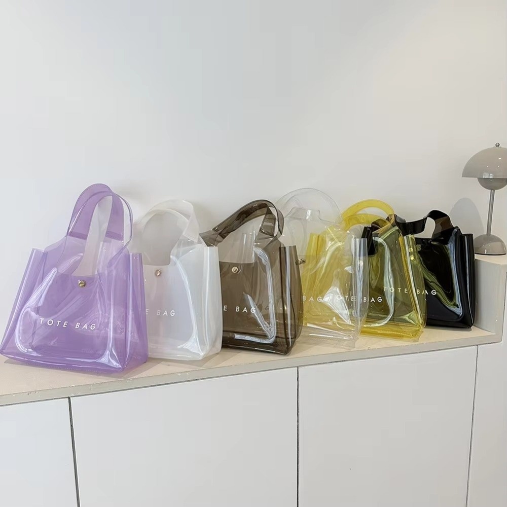 Modna przezroczysta torba na r – Jelly Bag Clear Pvc recenzja i cena