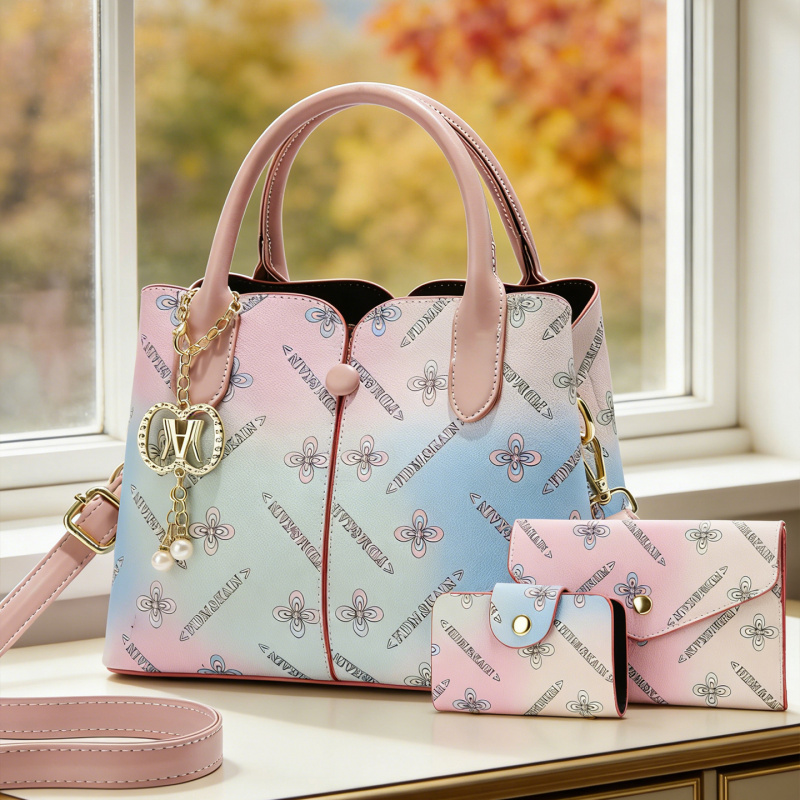 Gradientowy damski zestaw trzy – Women Bags Gift recenzja i cena